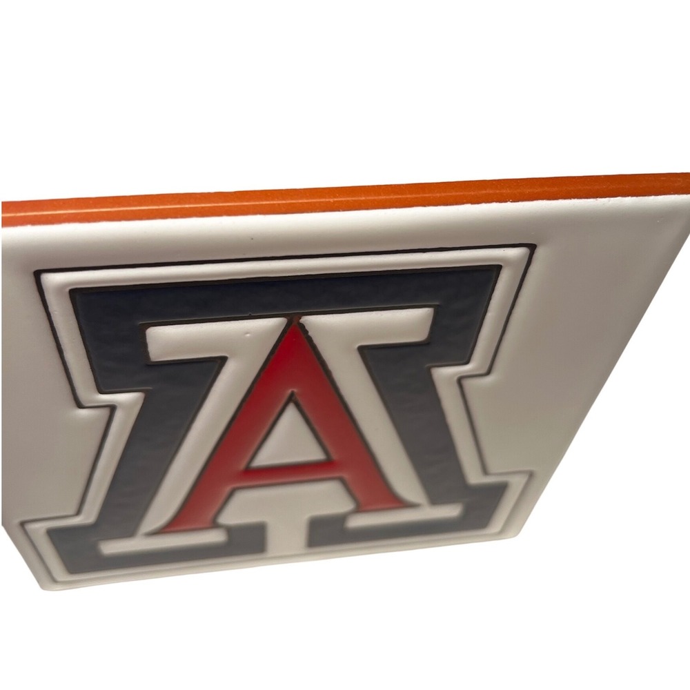 Vtg UofA Arizona Wildcats 6x6 Tile Made in Italy Block A Trivet Decor Art 3D - Picture 3 of 8